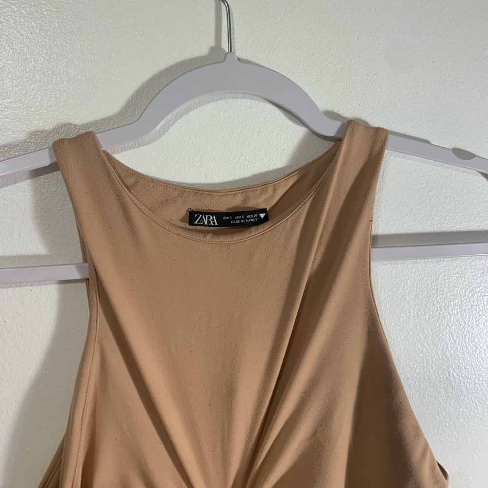 Nude colored Zara Bodysuit